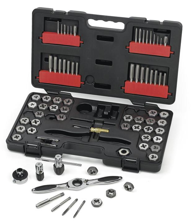 GearWrench Tap & Die Set Medium Ratcheting MET/SAE 75Pc