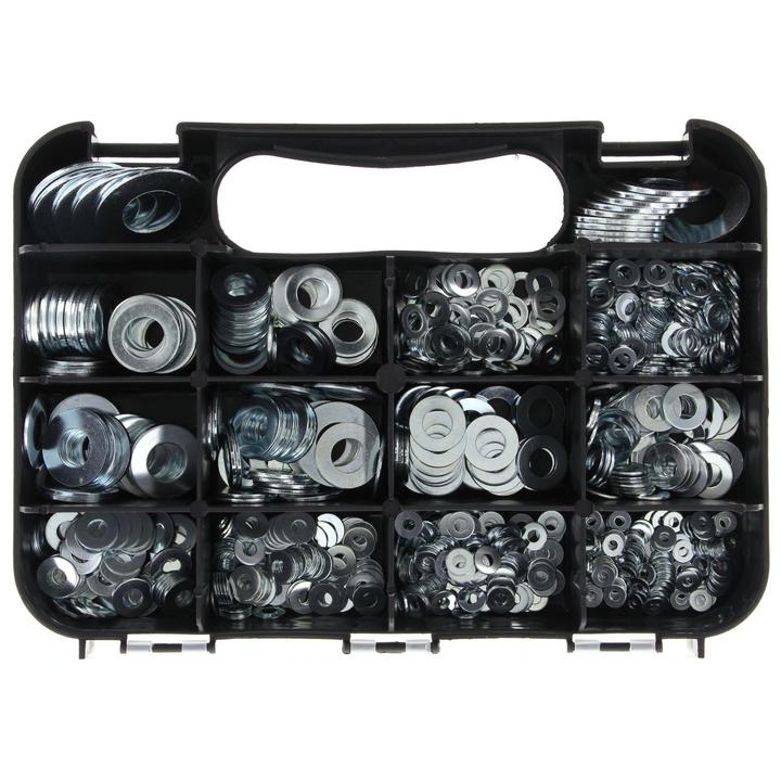 GJ Works Flat Washer Grab Kit 740pc GKA740
