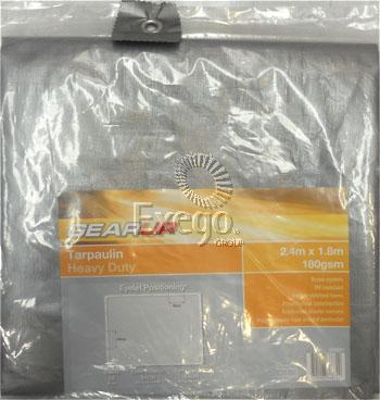 Gearup Heavy Duty Tarpaulin Reinforced 2.4m x 1.8m