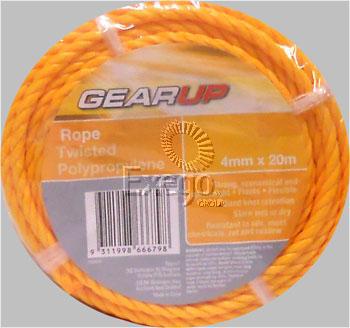 Gearup Multi Purpose Poly Rope 4mm x 20m