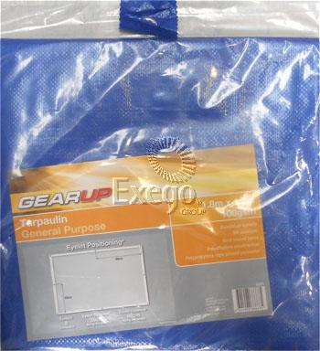 Gearup Light Duty Tarpaulin 1.8m x 1.2m