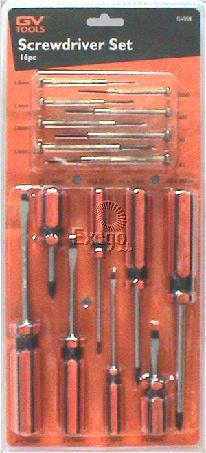 GV Tools Screwdriver Set 16 Piece GV008