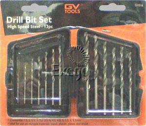 GV Tools Drill Bit Set 13 Piece Metric GV016