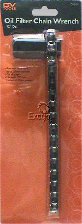 GV Tools Oil Filter Chain Wrench 1/2"" Drive GV018