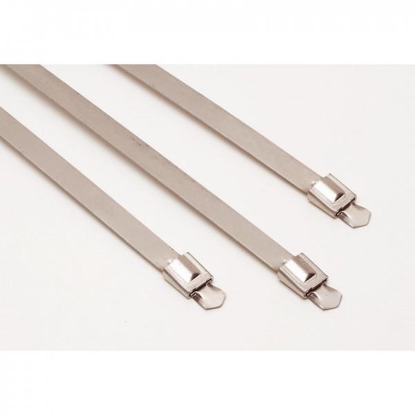 Heatshield Products Stainless Exhaust Wrap Locking Ties 14in 4 Pack 114004