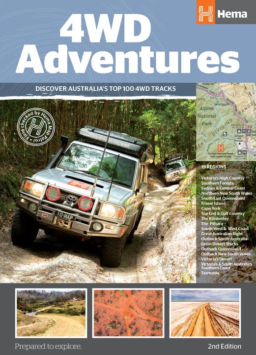 HEMA 4WD Adventures Off-Road Guide Atlas Book