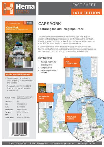 HEMA Cape York Map