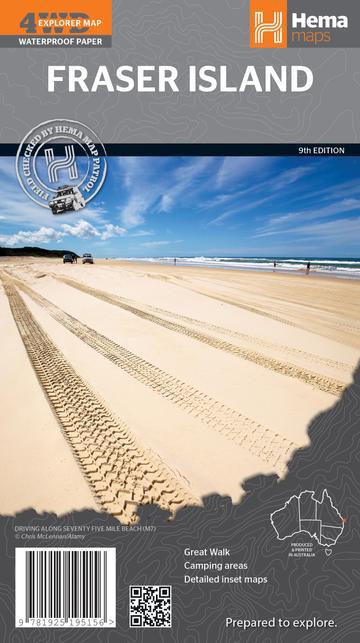 HEMA Fraser Island Map