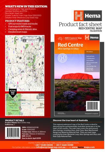 HEMA Red Centre Map