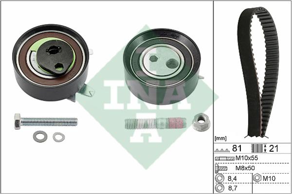 INA Timing Belt Kit 530 0062 10