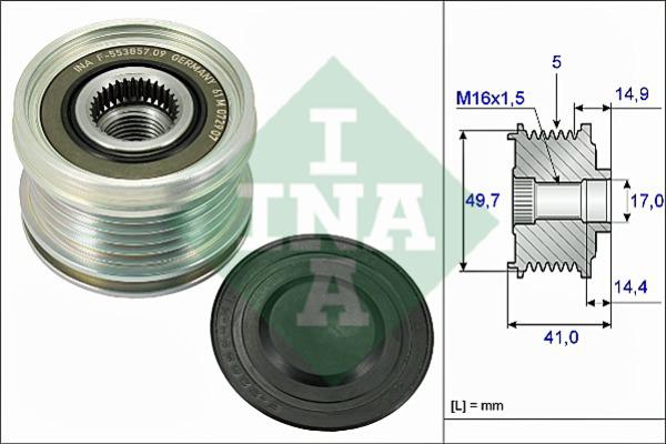 INA Alternator Pulley 535 0101 10