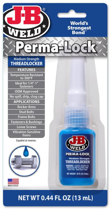 J-B Weld Perma-Lock Threadlocker Medium Strength 13mL 24213