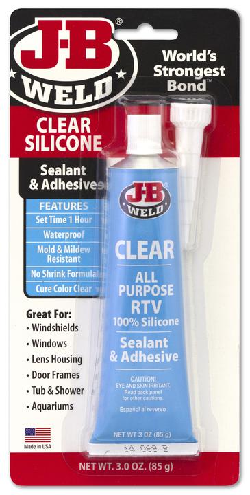 J-B Weld Clear Silicone Sealant 31310