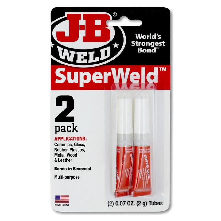 J-B Weld Superweld Superglue 2pk 2x2g 33102