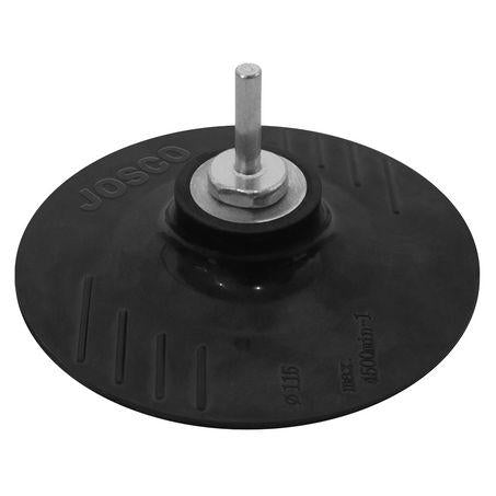 Josco 115mm Backing Pad Rubber M14 w/ Drill Adaptor B104111