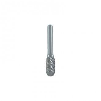 Josco 10mm x 20mm D-Cut Carbide Burr Ball Nosed Cylinder JB1403