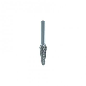 Josco 10mm x 27mm D-Cut Carbide Burr Ball Nosed Cone 14 Deg. inc. Angle JB1501