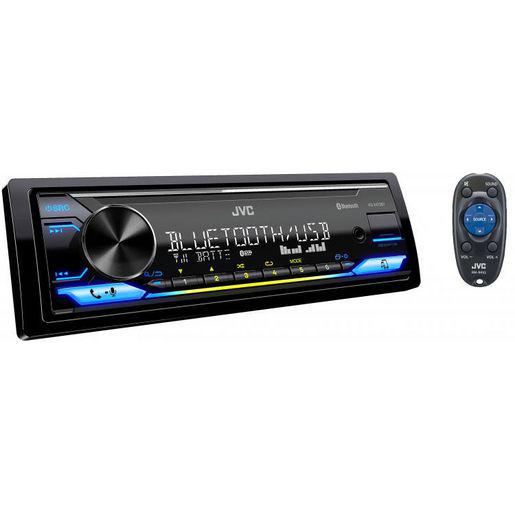 JVC 1-DIN iPhone/Android Media Receiver W/Bluetooth/USB/AUX KD-X472BT