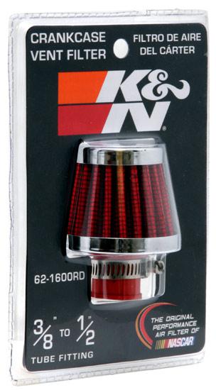 K&N Crankcase Vent Air Filter 62-1600RD