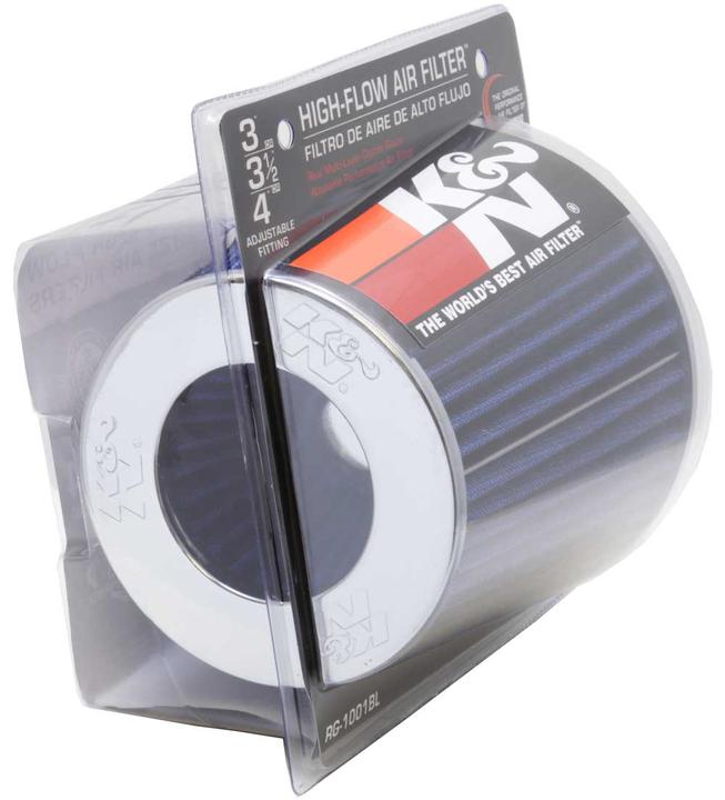 K&N Universal Chrome Filter RG-1001BL
