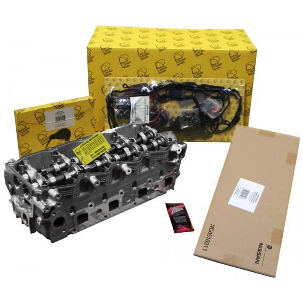 Kiwi Complete Cylinder Head Kit for Nissan YD25DDTi 4-Inlet Port (Non Common Rail) 11061194