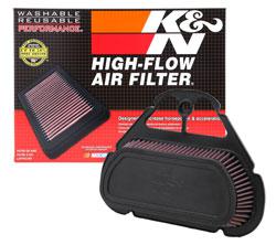 K&N Motorcycle Air Filter Fits Yamaha YZF R6 99-05 - YA-6001