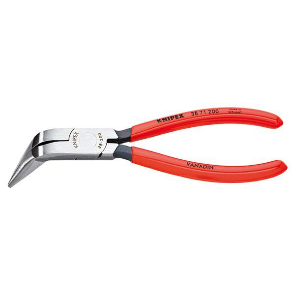 KNIPEX Mechanics Pliers Bent 200mm 3871200