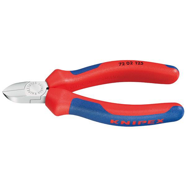 KNIPEX Diagonal Cutting Pliers For Plastic 125mm 7202125