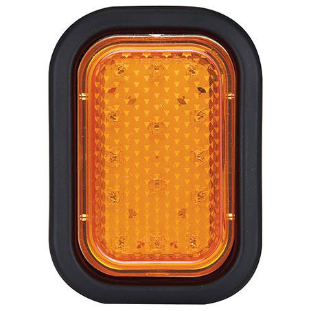 LED Autolamps Indicator Light LED w/Rubber Grommet and Plug 12/24V 130AMG