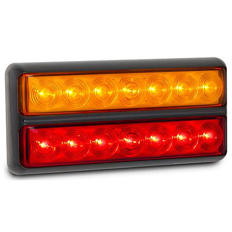 LED Autolamps Stop/Tail/Indicator LED Light 12V 40cm Cable & Plug LH Side 207BAR4P