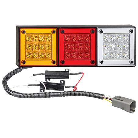 LED Autolamps Stop/Tail/Reverse LED Light Kit w/ resistors 12v 280ARWM2LR12/450