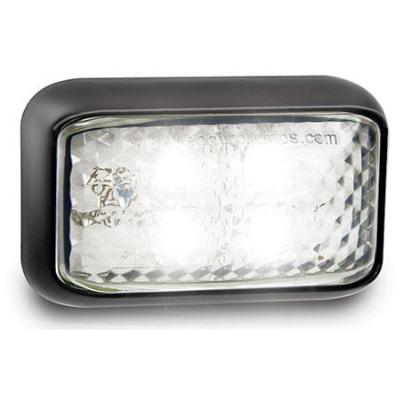 LED Autolamps Front Marker Light Clear LED 12/24V 35WM