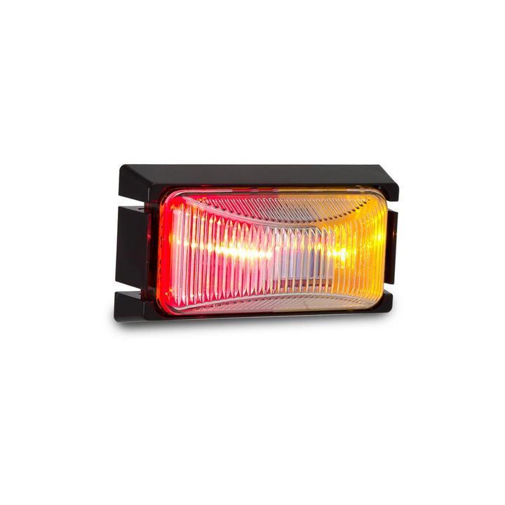 LED Autolamps Side Marker with 20cm Wire Red/Amber 73x38x32mm 1458ARM