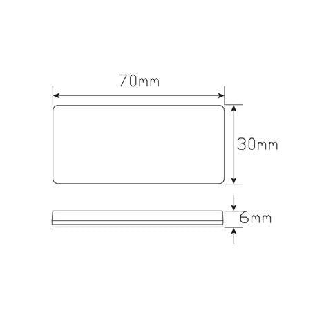 LED Autolamps Reflector White Self Adhesive (Pack of 100) 7030WB