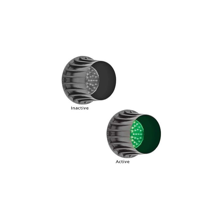 LED Autolamps Green Traffic Advisory Lamp 140mm 83G