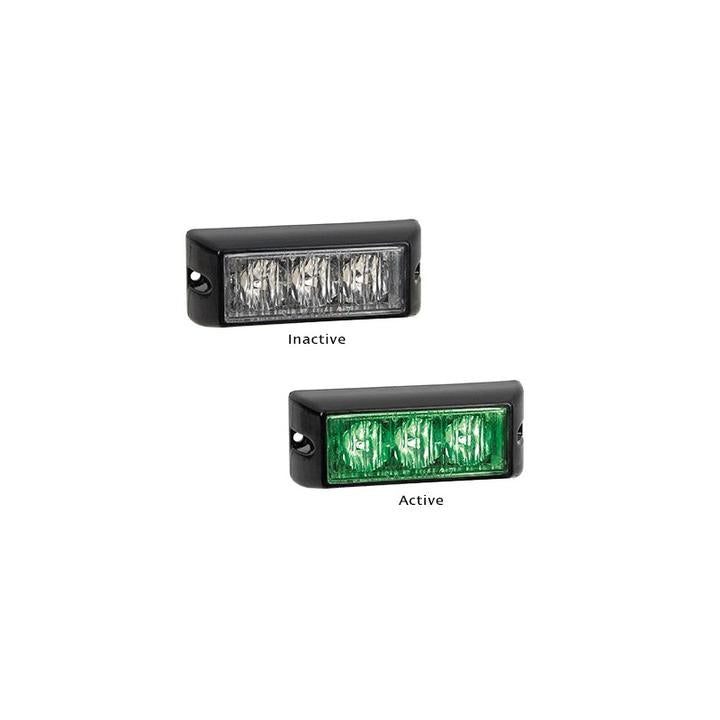LED Autolamps Green Emergency Lamp with Synchronised Strobe 93GM