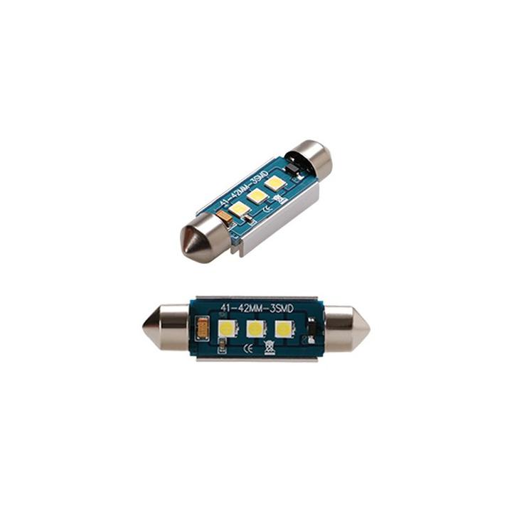 LED Autolamps Festoon Bulb White Canbus Compatible 180 Effective Lumen 41mm 12V FN41W