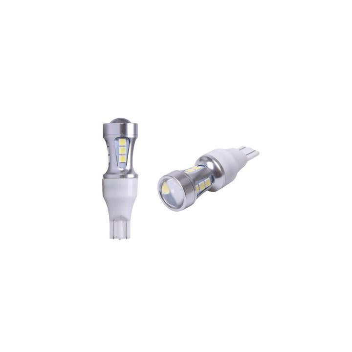 LED Autolamps T15 Wedge Bulb White Canbus Compatible 570 Effective Lumens 12-24V T15WM