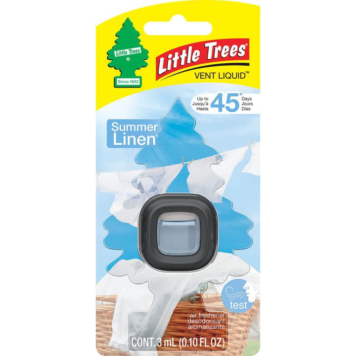 Little Trees Air Freshner Vent Liquid Super Linen Scent 52635