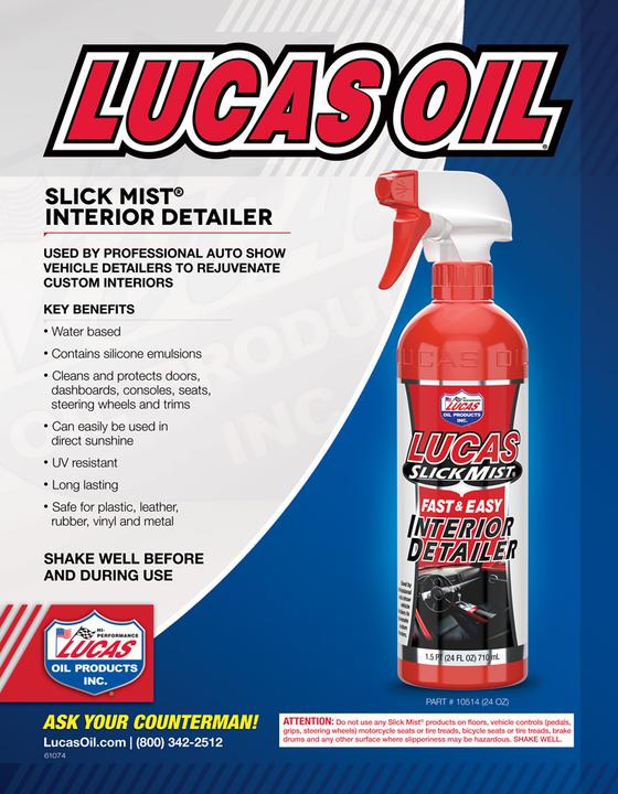 Lucas Slick Mist Interior Detailer 710ml 10514