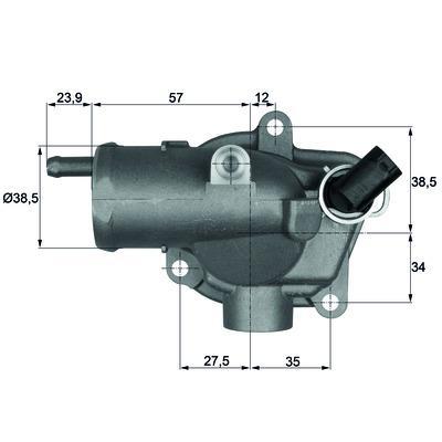 MAHLE Thermostat & Housing TH 11 87
