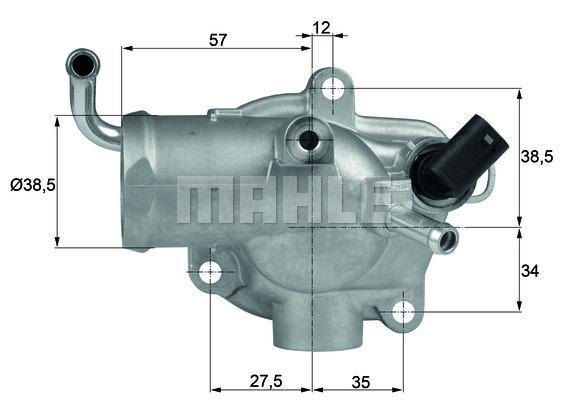 MAHLE Thermostat & Housing TH 12 87