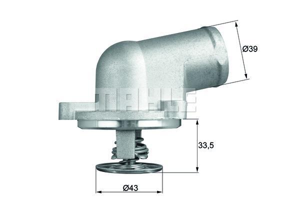 MAHLE Thermostat & Housing TI 207 87D