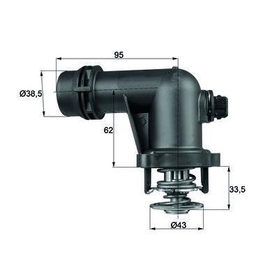 MAHLE Thermostat & Housing TM 15 105