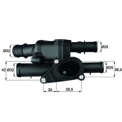 MAHLE Thermostat & Housing TM 2 105