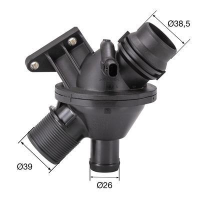 MAHLE Thermostat & Housing TM 25 108