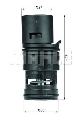 MAHLE Thermostat & Housing TO 7 75