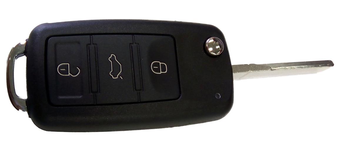 MAP Car Remote Shell (3 Button) fits VW KF120