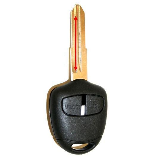 MAP Car Remote Shell & Buttons (2 Button) fits Mitsubishi Challenger/Pajero NS-NT KF375