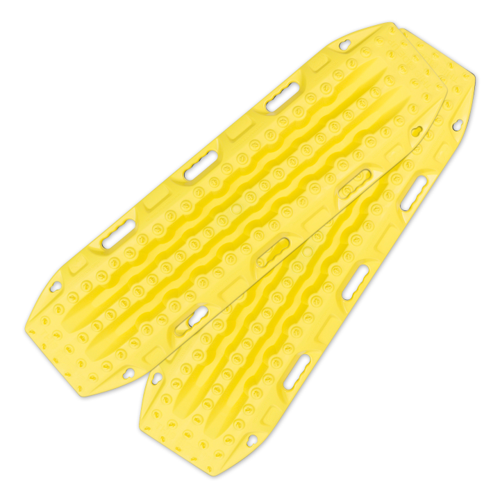 MAXTRAX MK2 4x4 Recovery Tracks Blaze Yellow with Telltale Leashes